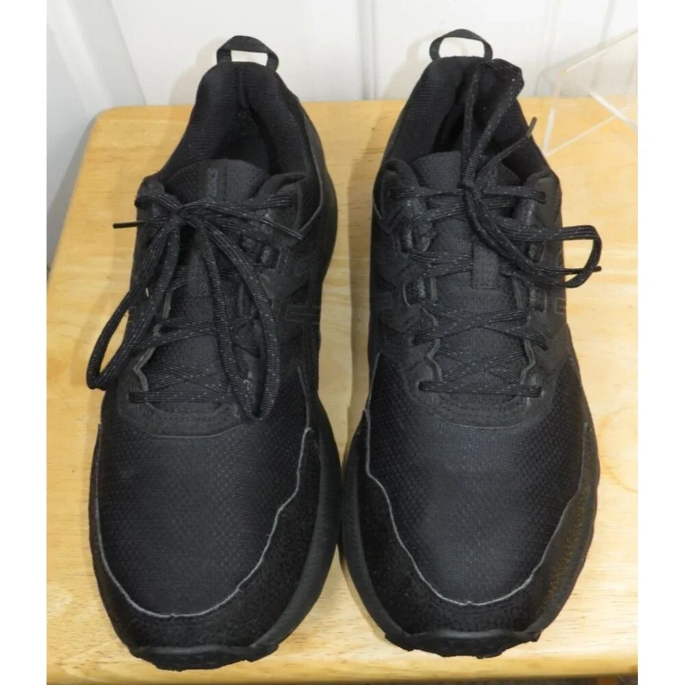 Asics Gel-Venture 10 Men's Sz 10.5 Extra Wide Black Trail Running Shoes 1011B488